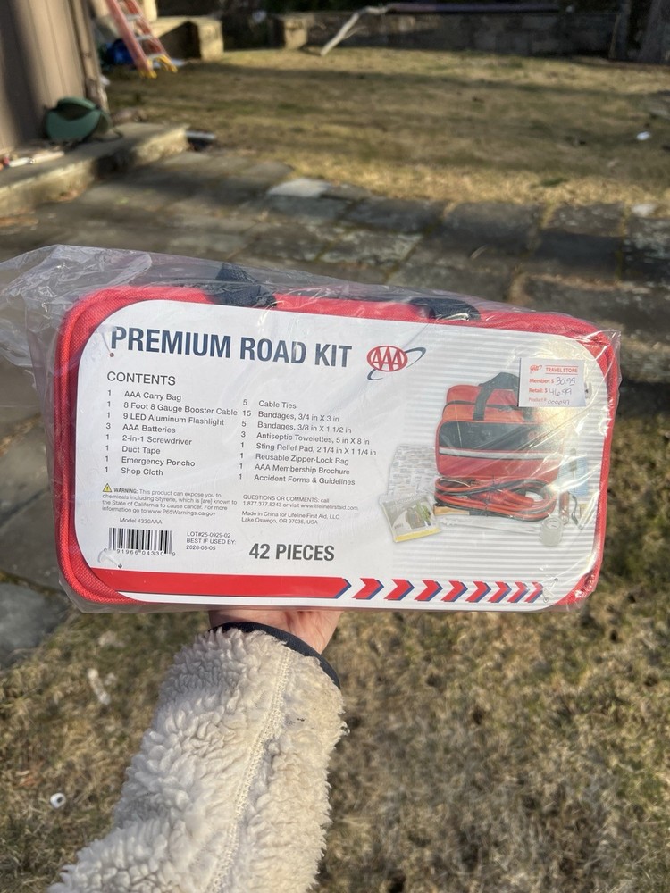 AAA Jumper Cables Emergency Pack