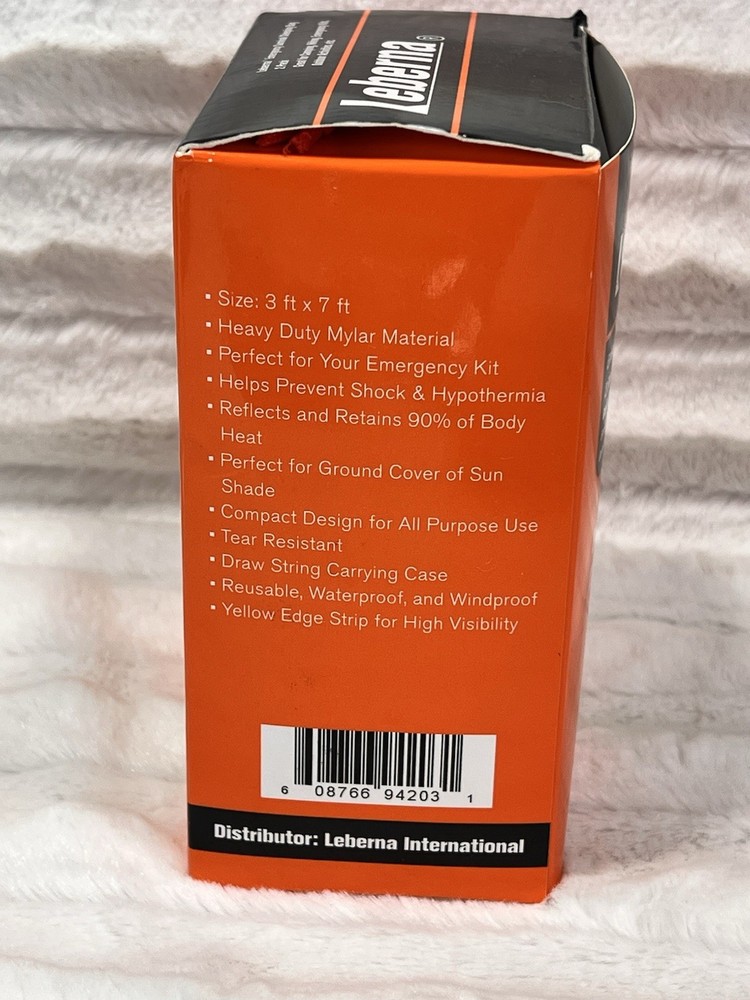 Emergency Sleeping Bag, 2 Pack, Survival Kit, Camp, Hiking, Backpack, Reflective