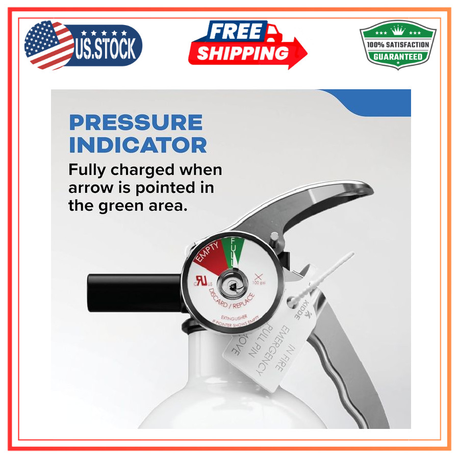 2 Pack Kidde Boat Fire Extinguishers, Single-Use 1A10BC, Reliable Safety