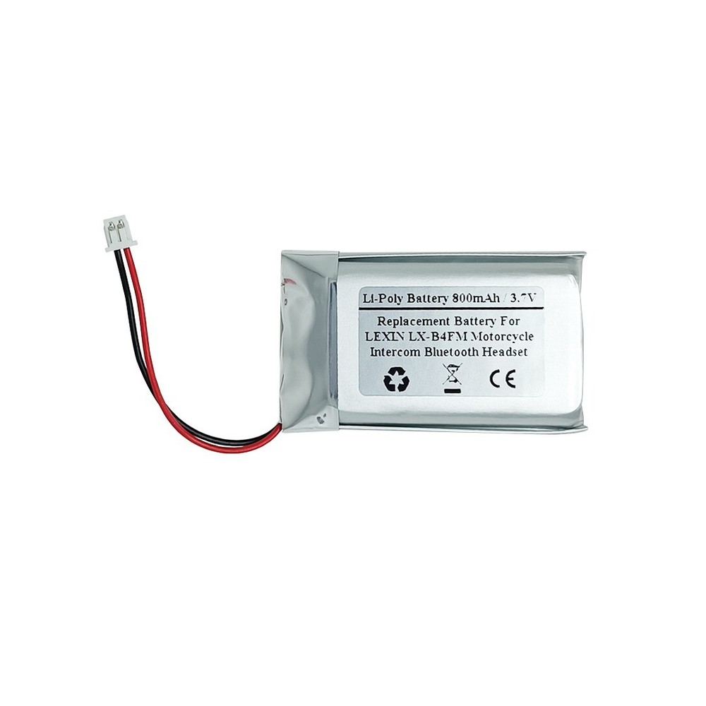 Battery for LEXIN LX-B4FM Motorcycle Intercom Bluetooth Headset, Helmet Intercom
