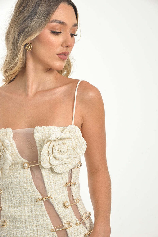 Fleur de Chic Mini Dress