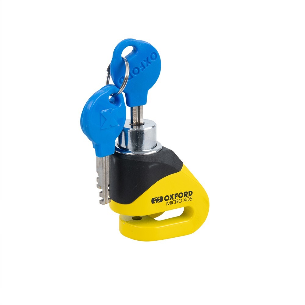 OXFORD XD5 MICRO MOTORCYCLE SCOOTER SECURITY DISC LOCK 5.5MM PIN