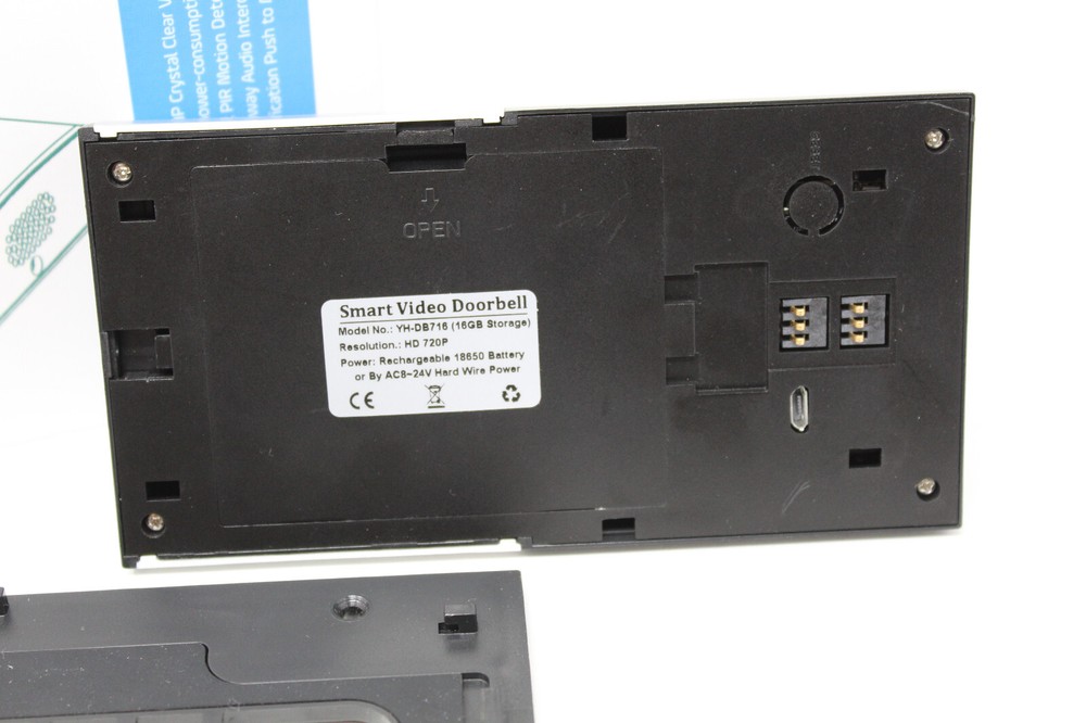 Smart video doorbell yh-db716