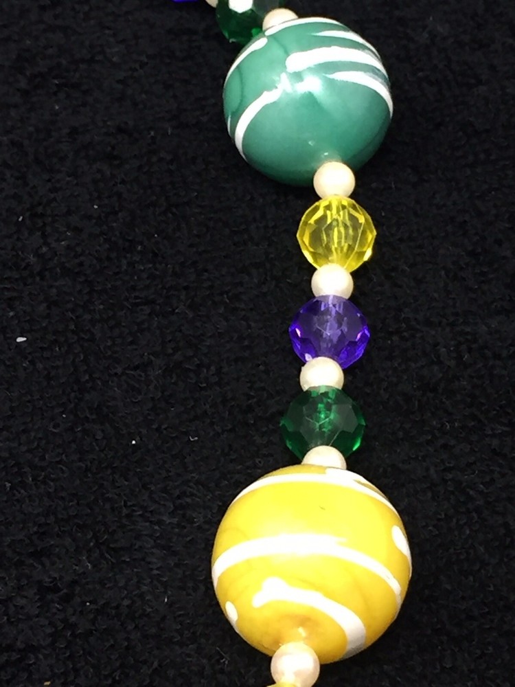 Multicolored Plastic Beed Necklace