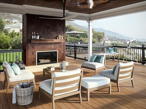 Pack Deck Balusters Rectangle Deck Railing Balusters 26 Inch 50 Black-Rectangle