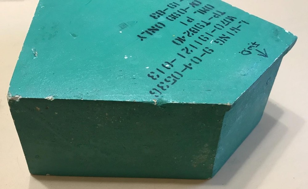 NASA Space Shuttle Fit Check Tile, Challenger OV 099 Only Left Wing Lower