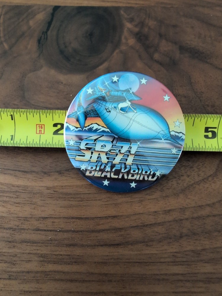 Airplane Button Pins SR-71, B2 Stealth, EF-111 Raven
