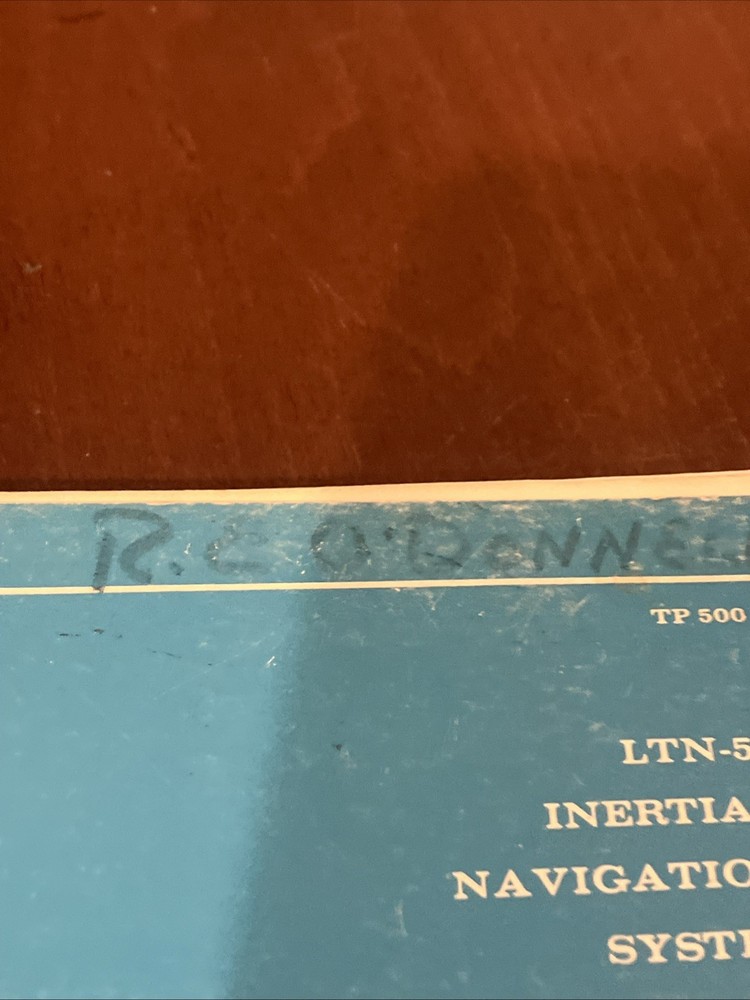 Ltb-51 Internal Navigation System Pilot’s Guide Book Litton Systems