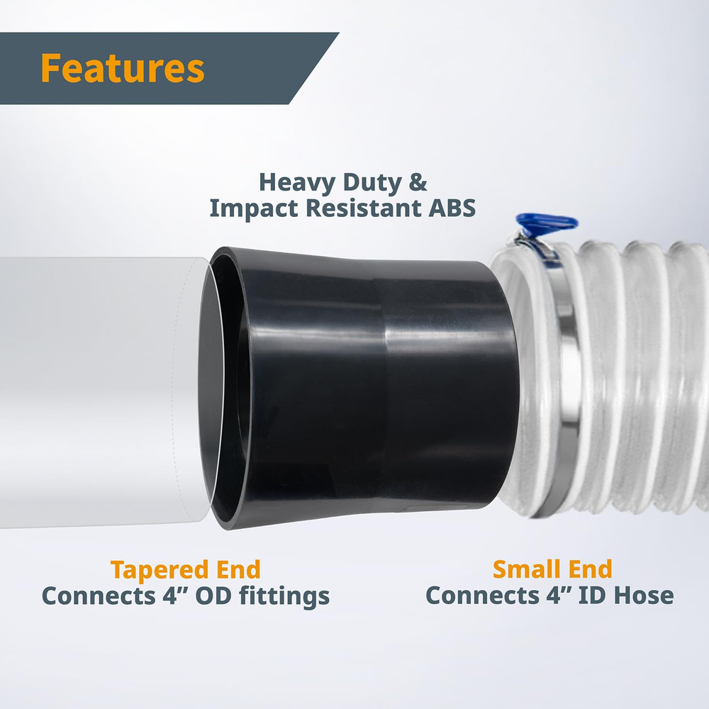 70112 4-Inch Quick Connect and Disconnect Adapter