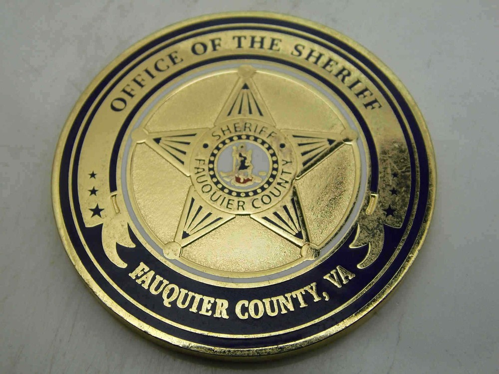 FAUQUIER COUNTY SHERIFF CHALLENGE COIN
