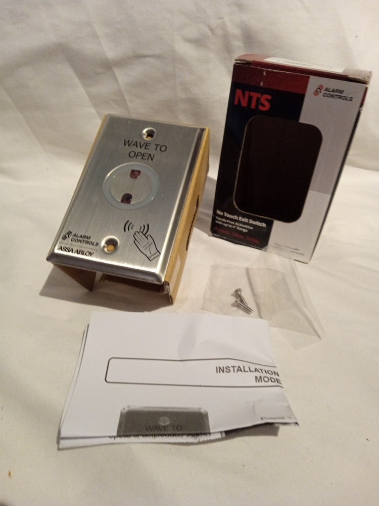 Alarm Controls Nts-1 Exit Motion Sensor,Single Gang,Silver