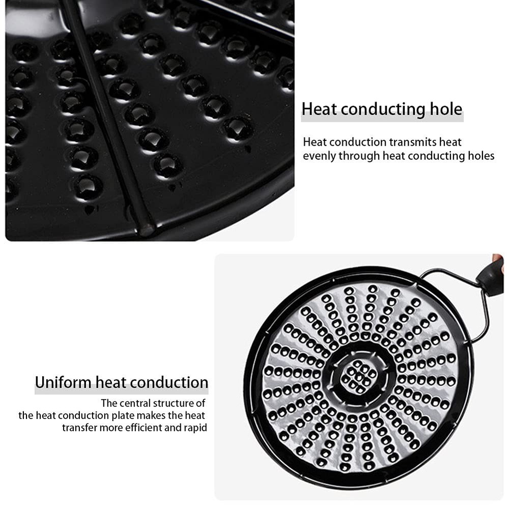 Heat Diffuser for Gas Stove,Even Distribution black