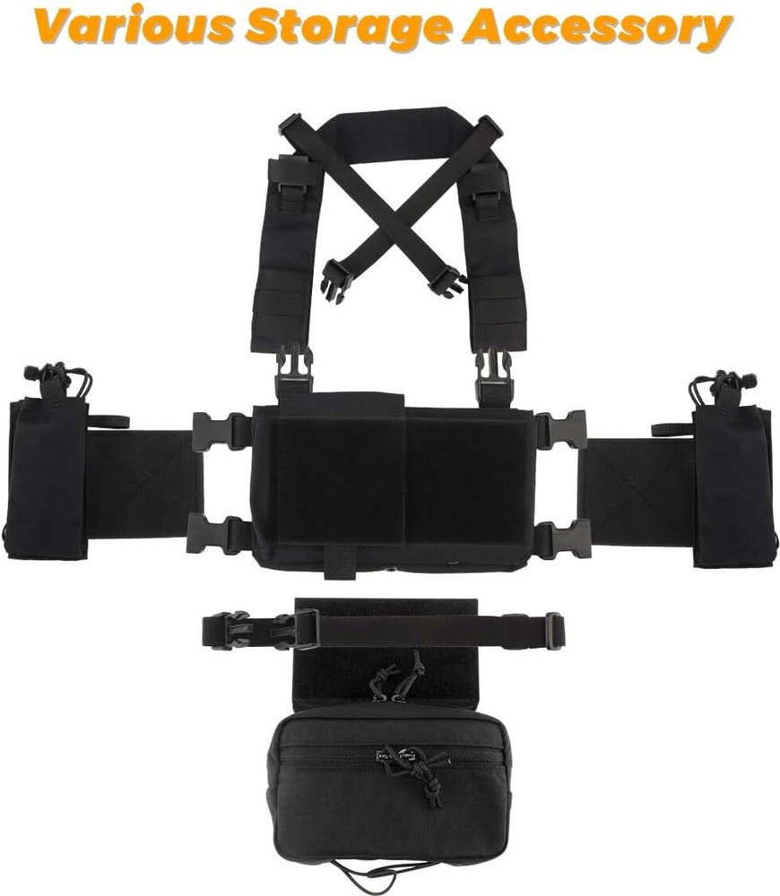 Tactical Chest Rig Premium Set 500D MK4 Nylon