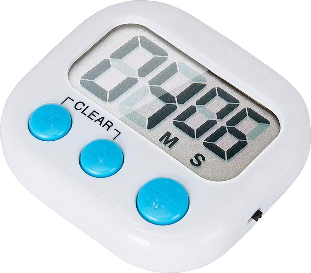 6 Pack Small Digital Kitchen Timer Magnetic Back And ON/Off Switch,Minute Second