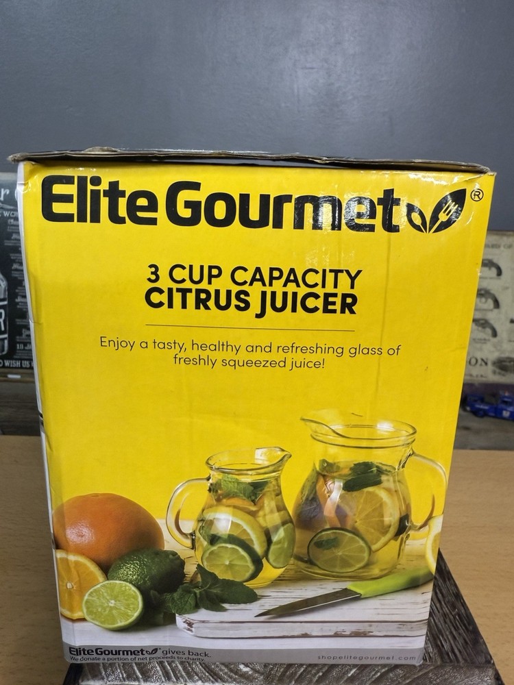 Elite Gourmet 3 Cup juicer