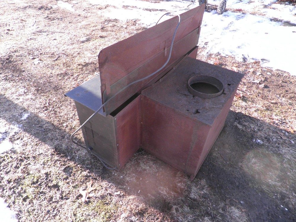 WOOD STOVE INSERT TWIN BLOWER