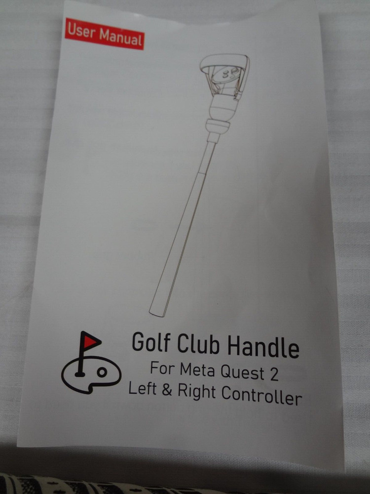 VR Golf Club controller holder Oculus (Meta) Quest - BOTTOM PIECE ONLY
