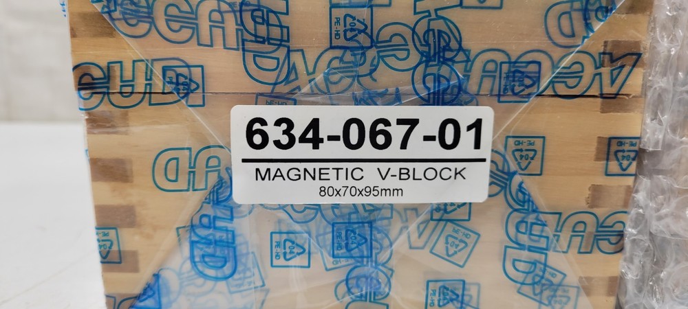 ACCUD DIGITAL DEPTH CALIPER, WIRELESS DATA TRANSFER SYSTEM, MAGNETIC V-BLOCK KIT