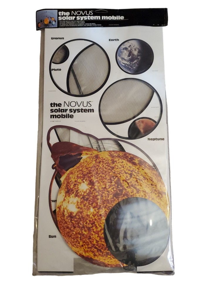 Vtg 1987 Novus Solar System Planetary Planets Space Mobile Classroom Educational