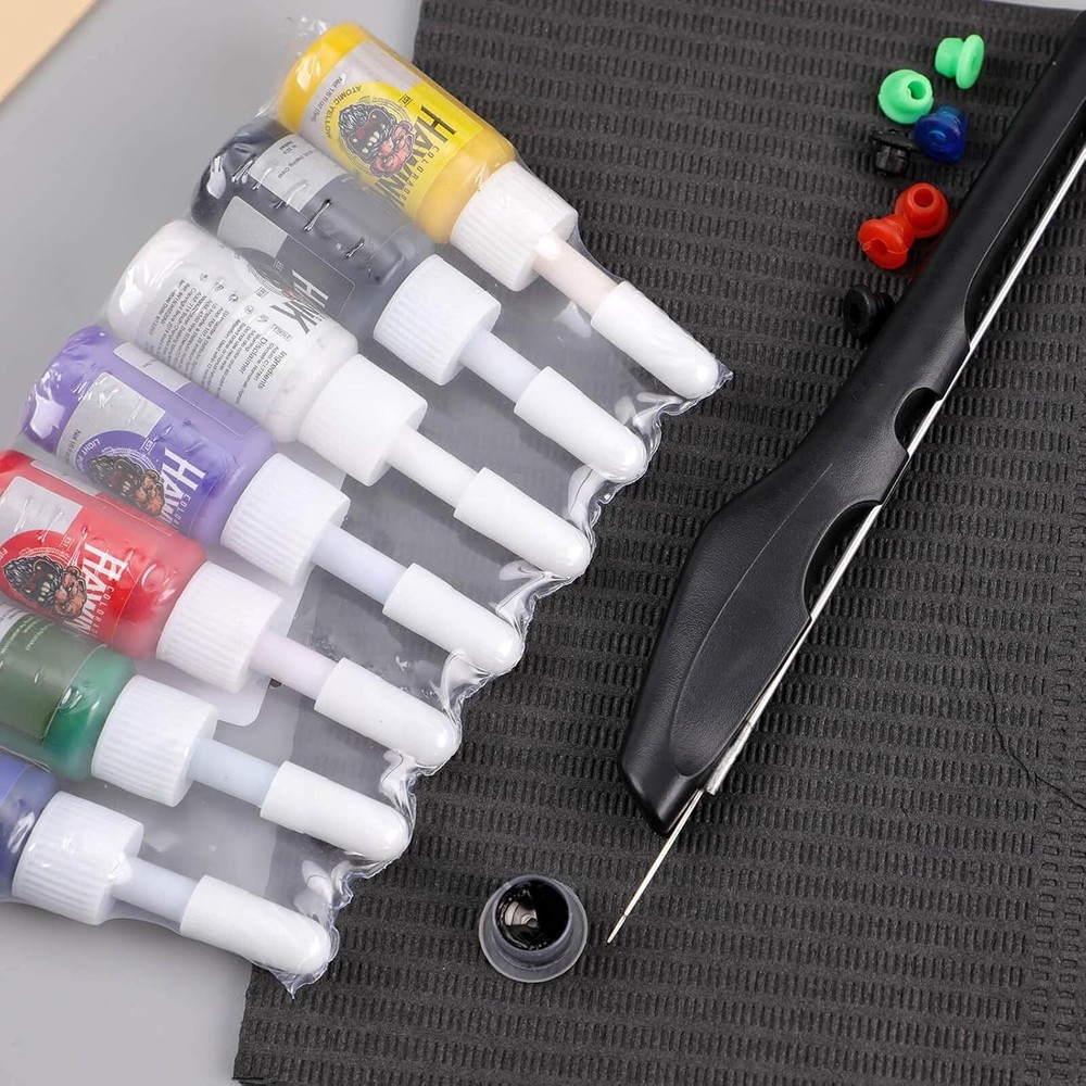 Professional Tattoo Starter Kit: Quality Needles, Vibrant Inks, Safe Tools