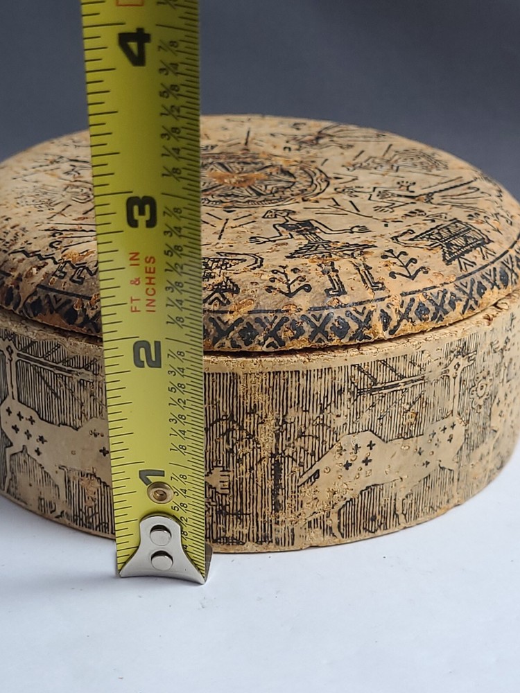 Vintage Artesardo Hand Made Artisan Cork Box