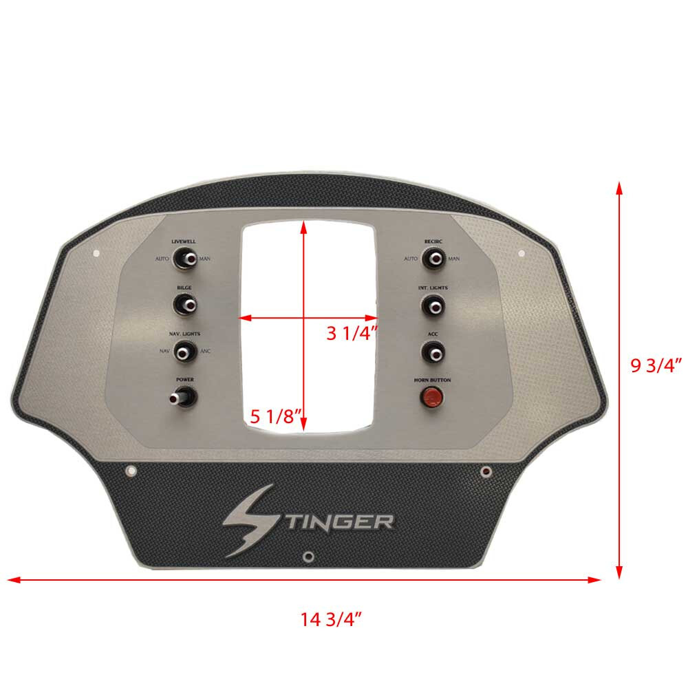 Lowe Boat Switch Dash Panel 2276938 | Stinger 175 195 Aluminum