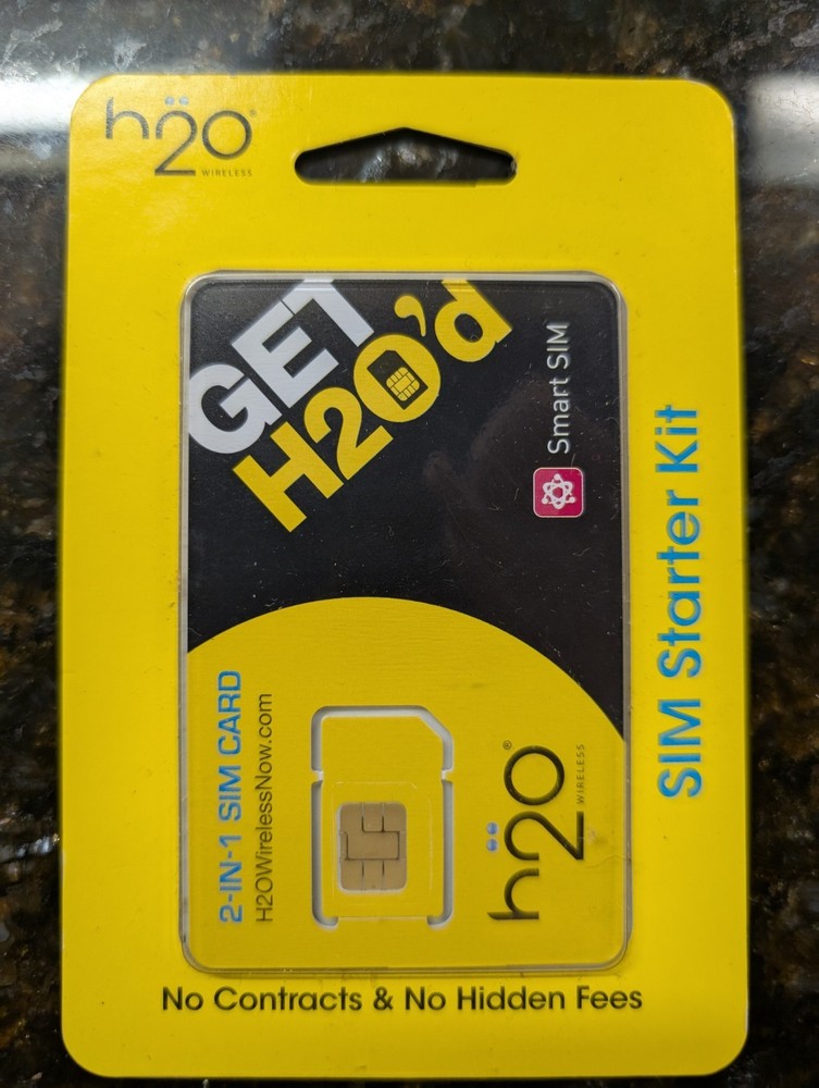 h2O Wireless SIM Starter Kit SIM Card SIM