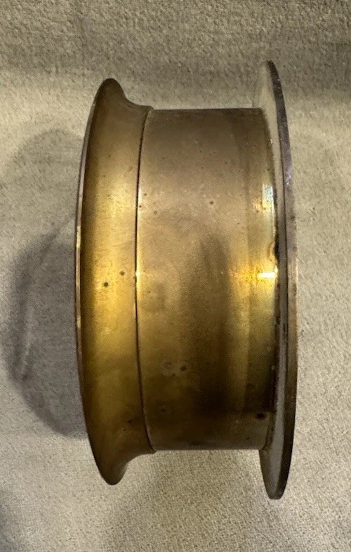 Brass Body Thermo Hygrometer Temperature 6.25” Base