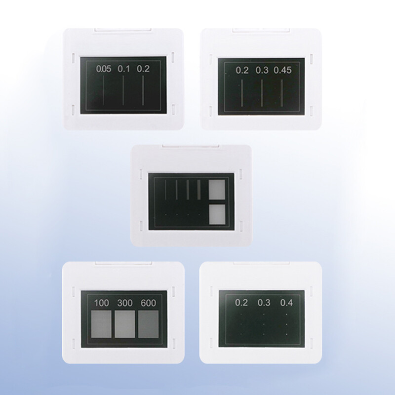 5pc Interference Diffraction Grating Single & Double Slit Interference Diaphragm