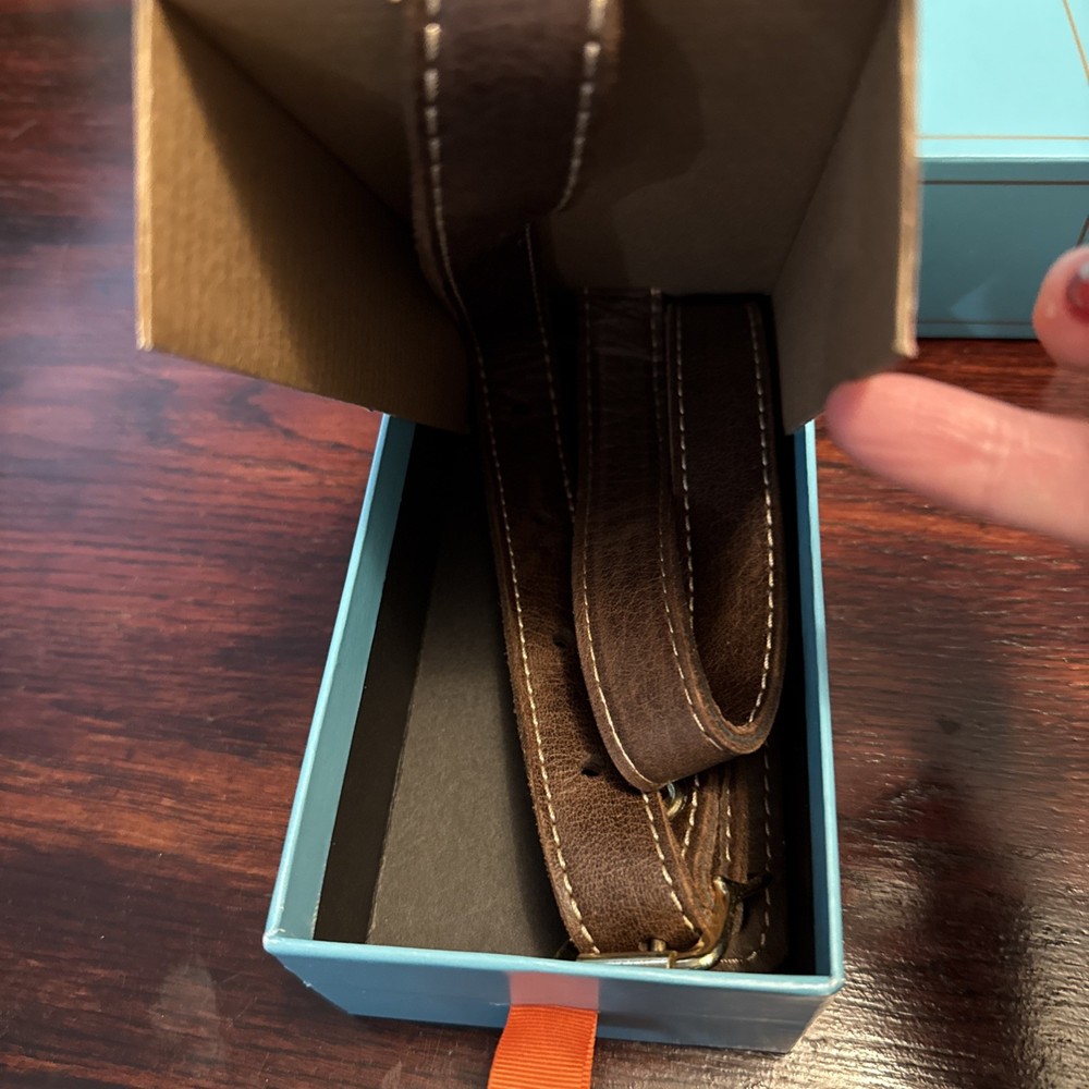 Genuine FIELDBAR Drinks Box Adjustable Leather Sling Carrying Strap
