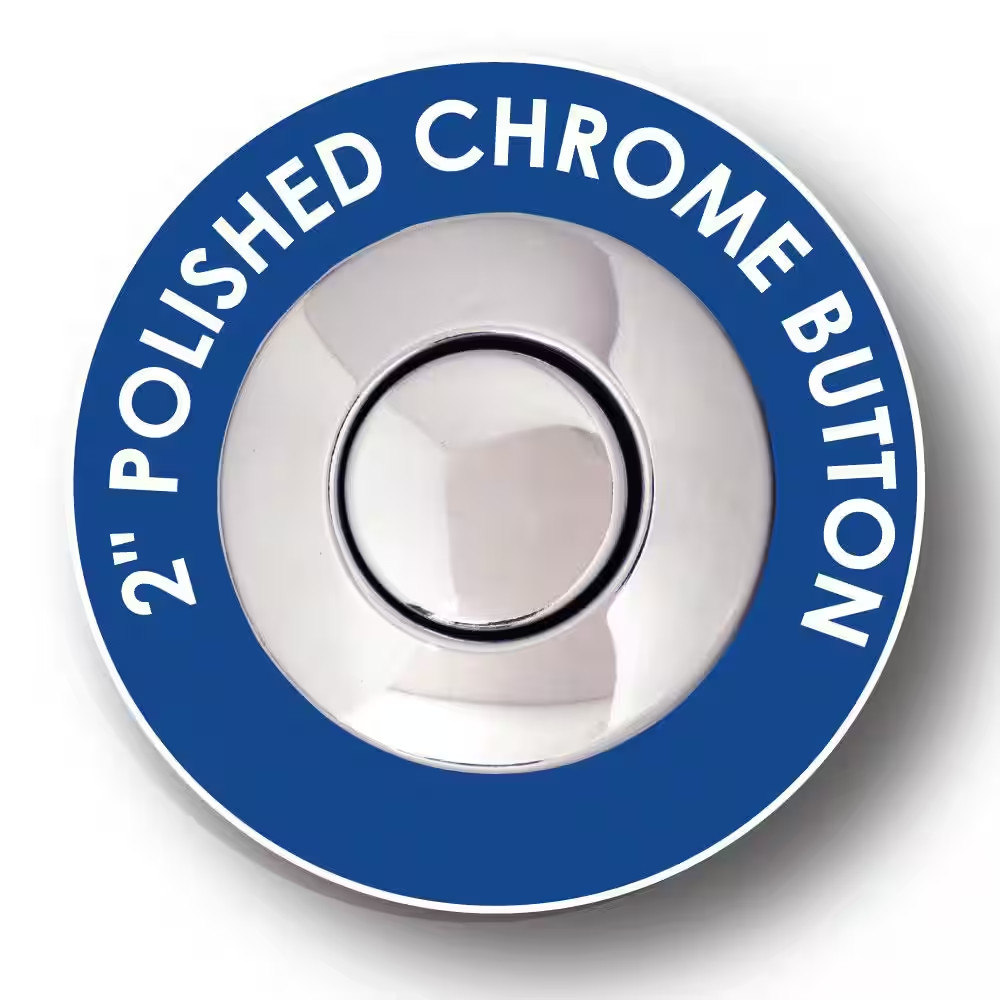 Garbage Disposal Switch Kit in Brushed Nickel