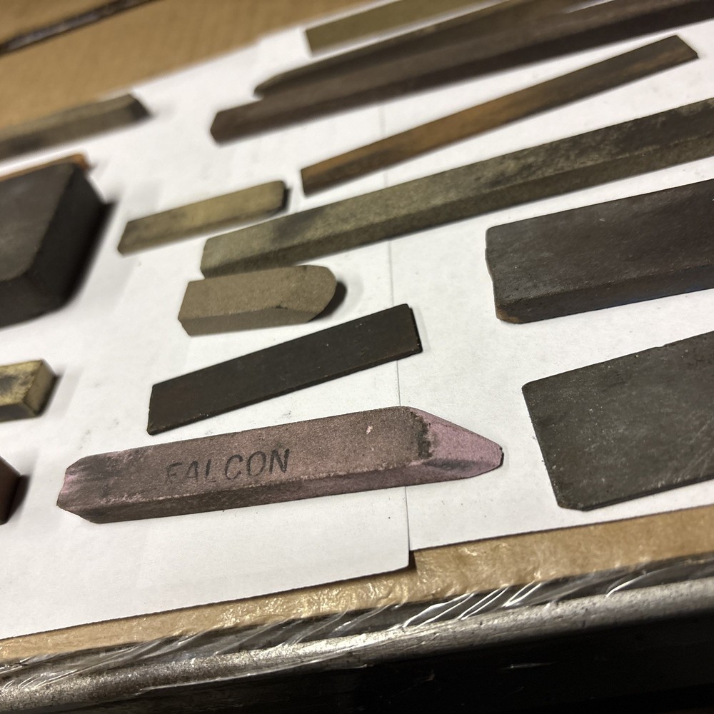 Assortment Of Various Toolmakers Sharpening Stones