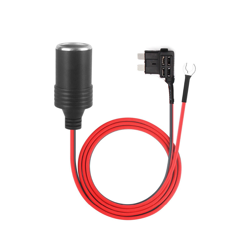 Cigarette Lighter Seat Power Connect Fuse Storage Battery Adapter Socket Plug-