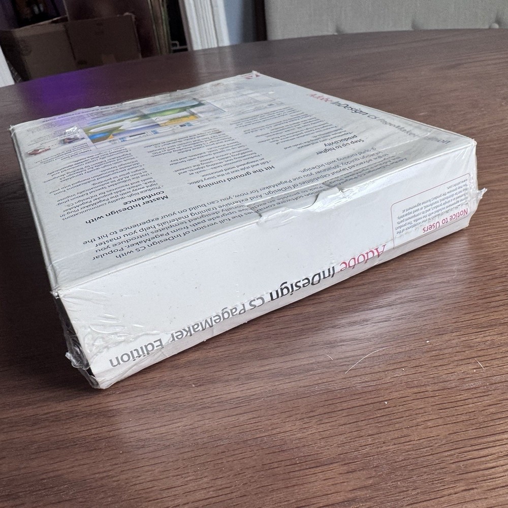 Adobe InDesign CS PageMaker Ed. Software Mac Computer NEW Macintosh In Design