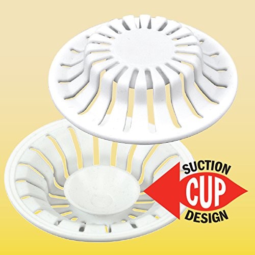 DANCO Universal Bathroom Sink Suction Cup - Pack of 2, White