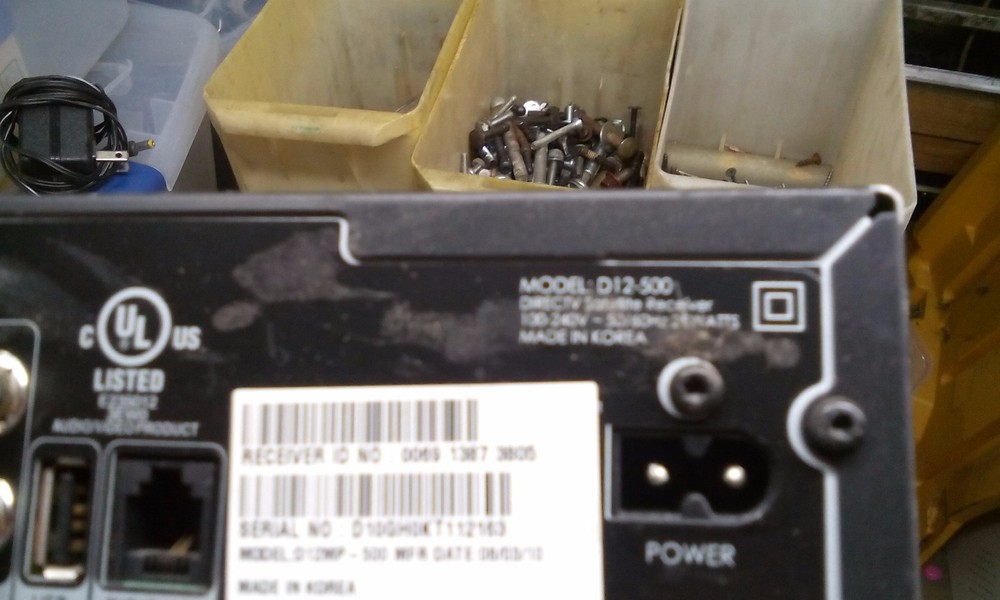 direct tv receiver and remote control model