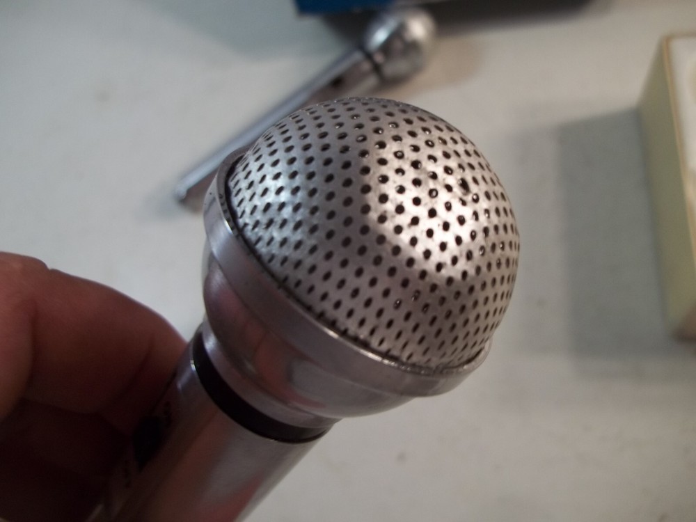 vintage Piezo DX-156 Dynamic microphone set 50K T-3