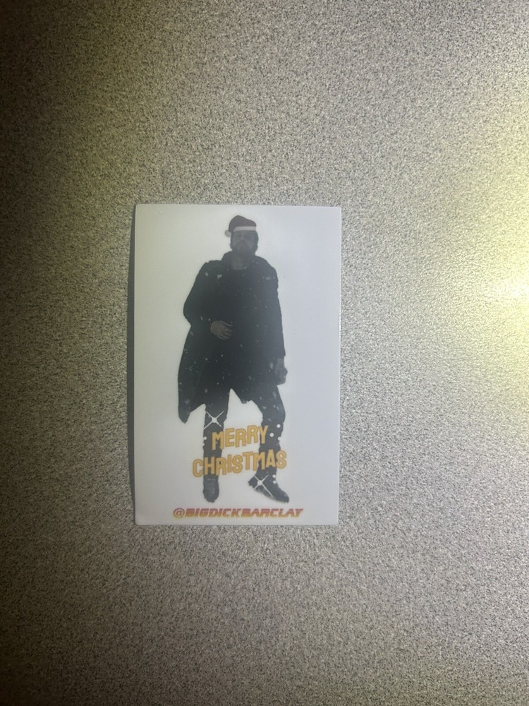 Real Human Being Merry Christmas Sticker