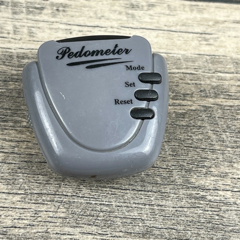 Gray Portable Multi-Function Pedometer Untested Please See Pictures/Description