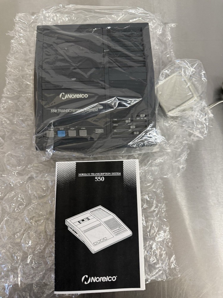 Norelco 550 Microprocessor Transcriber Machine