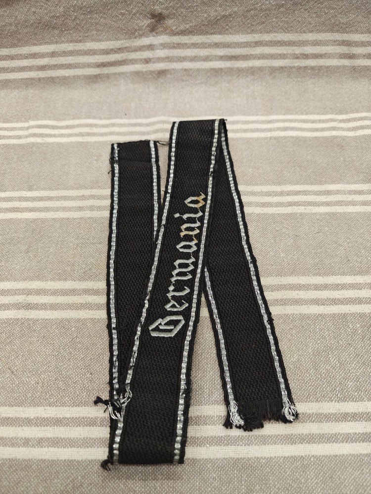 WW2 ORIGINAL GERMAN ELITE GERMANIA CUFF TITLE