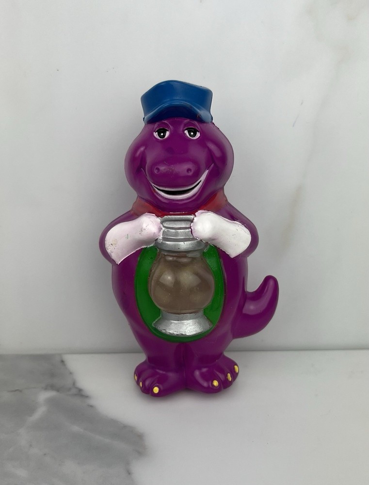 VTG Barney Night Light LITE 1992 Lyons Group WORKS