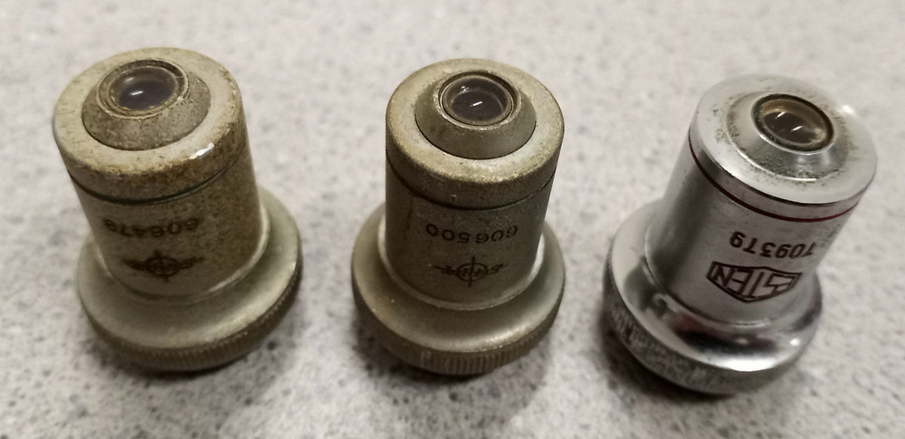 3x Microscope Objective: 10-0.25 Lens