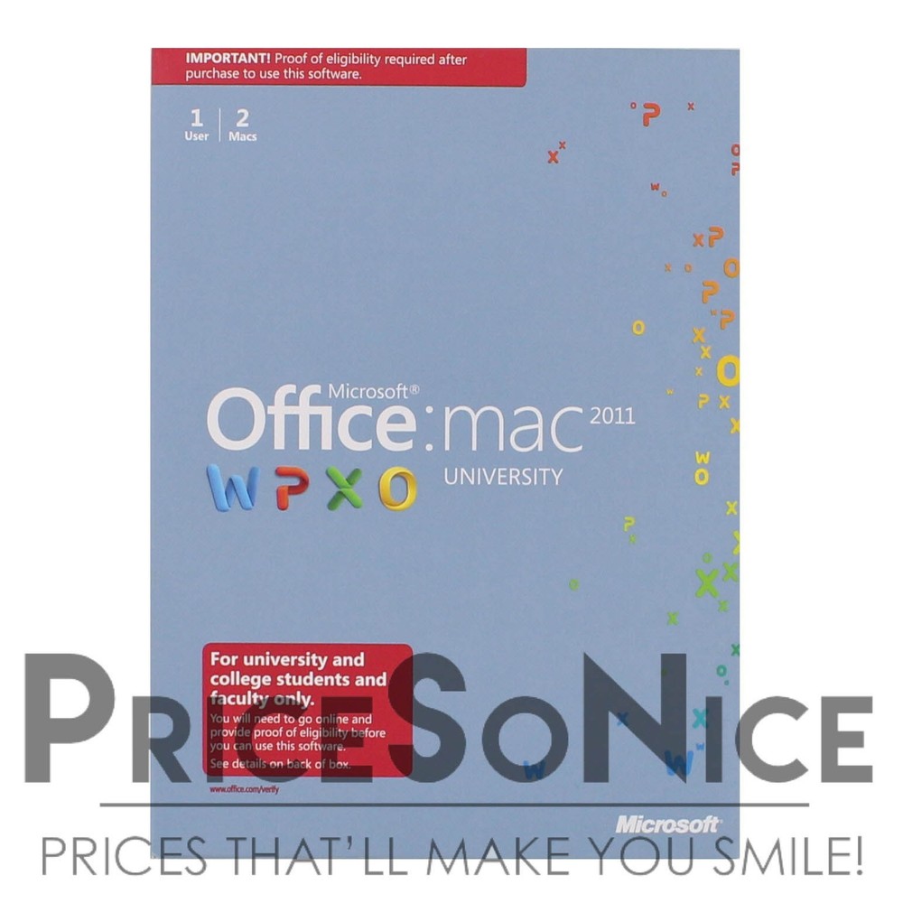 Office:Mac 2011 University