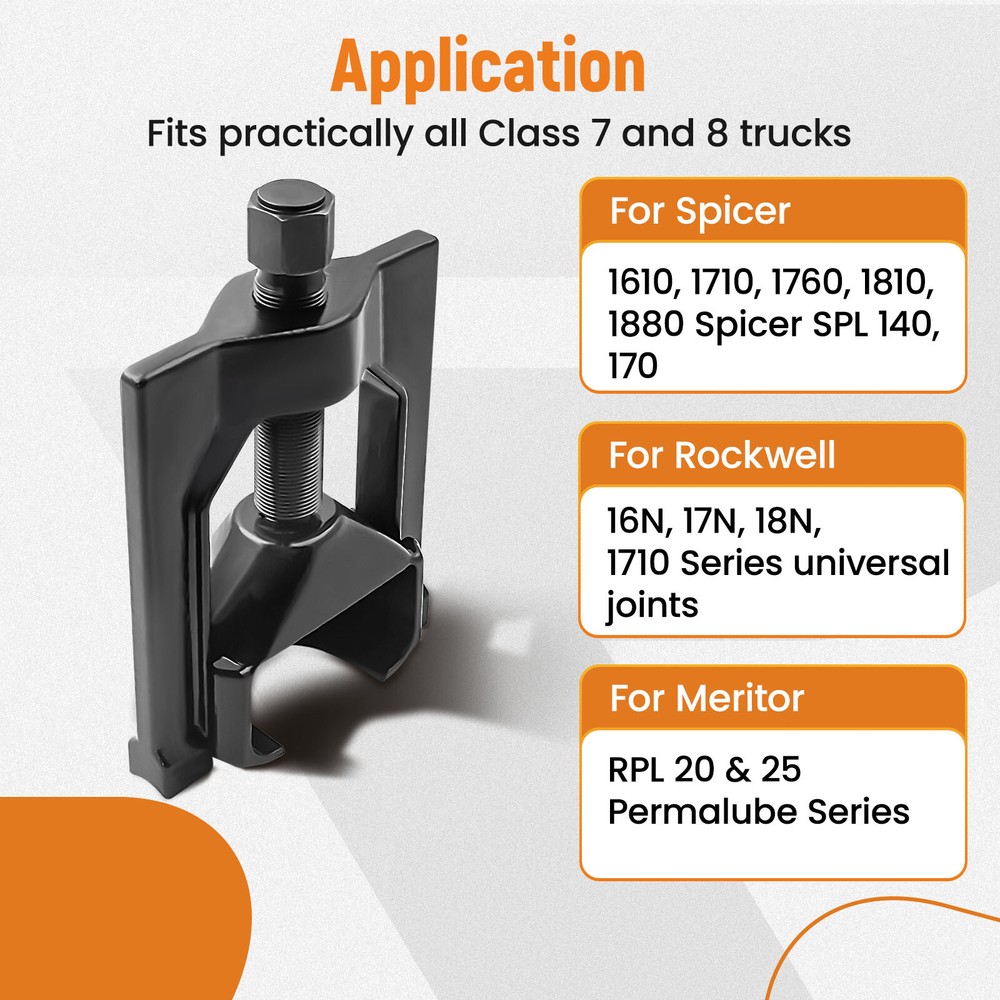 Heavy-Duty Universal Joint Puller Truck U-Joint Puller for Class 7 & 8 1610