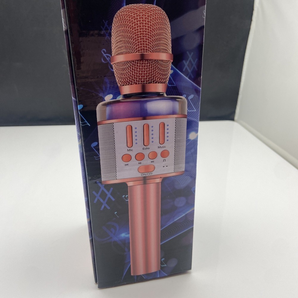 Verkstar Bluetooth karaoke Wireless Microphone USB Silver