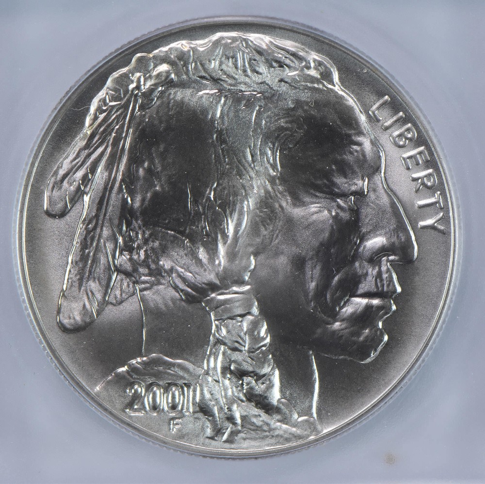 2001-D Buffalo Commemorative Silver Dollar MS70 ICG