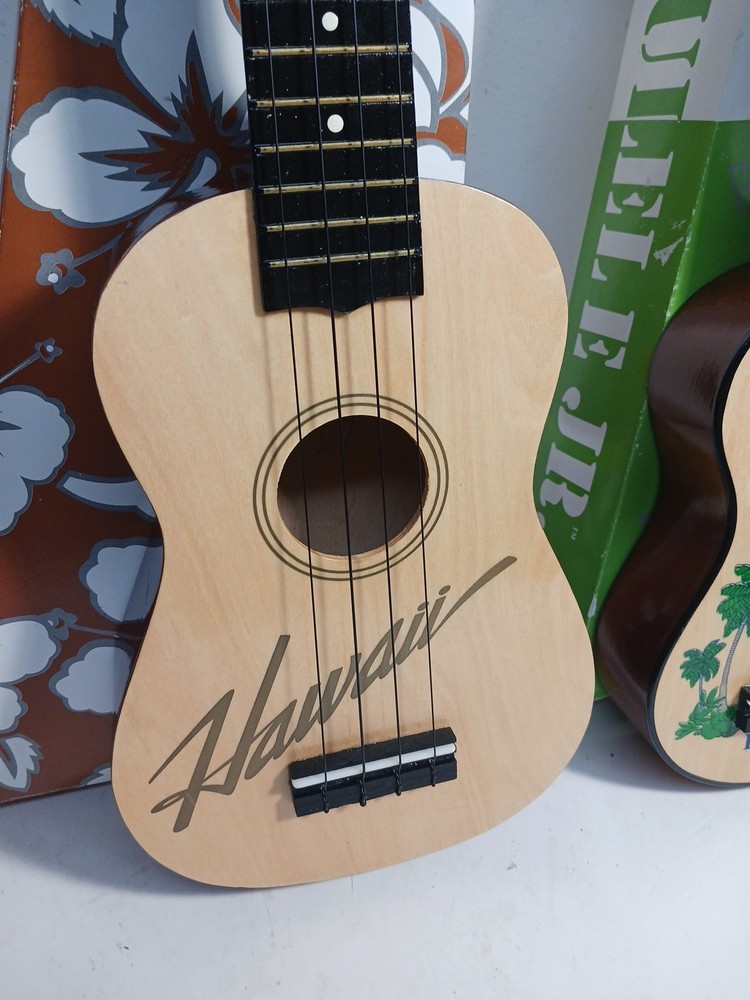 Lot Of 2 Ukuleles For Decor
