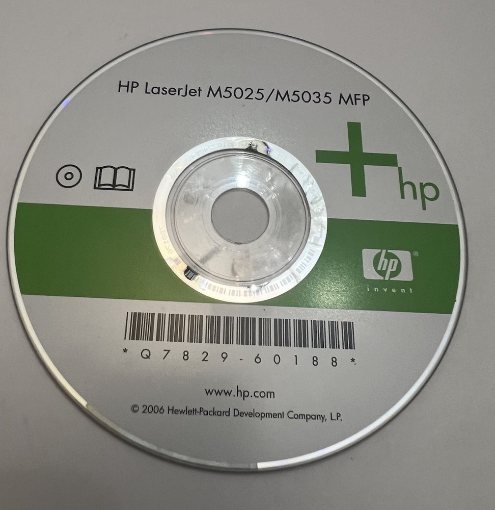 Hp Laserjet M5025/M5035 MFP Printer Software Driver CD DVD only