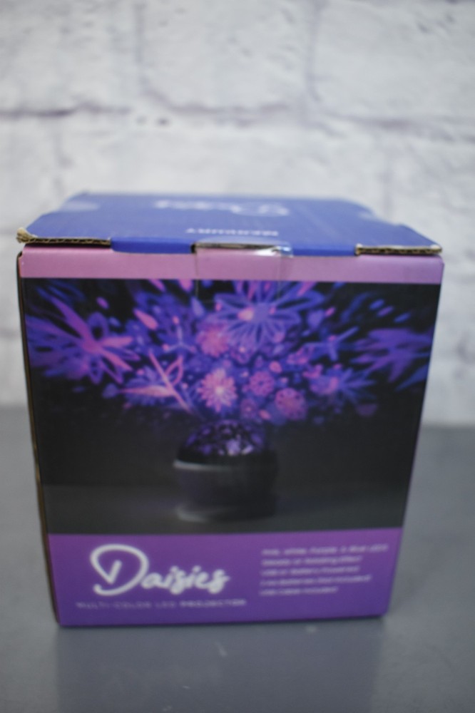 Merkury Daisies Multi-Color LED Projector NEW